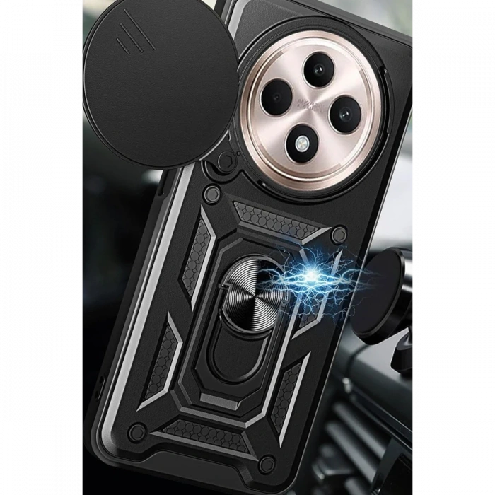 Newface Xiaomi Redmi 14C Kılıf Pars Lens Yüzüklü Silikon
