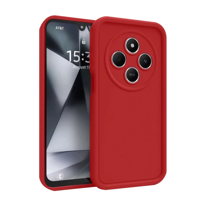 Newface Xiaomi Redmi 14C Kılıf Viera Silikon - Kırmızı