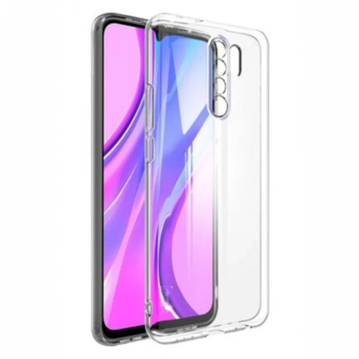 Newface Xiaomi Redmi 9 Kılıf Lüx Şeffaf Silikon - Şeffaf