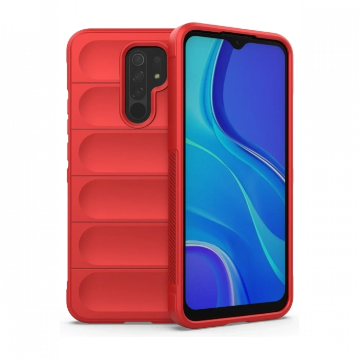 Newface Xiaomi Redmi 9 Kılıf Optimum Silikon - Kırmızı