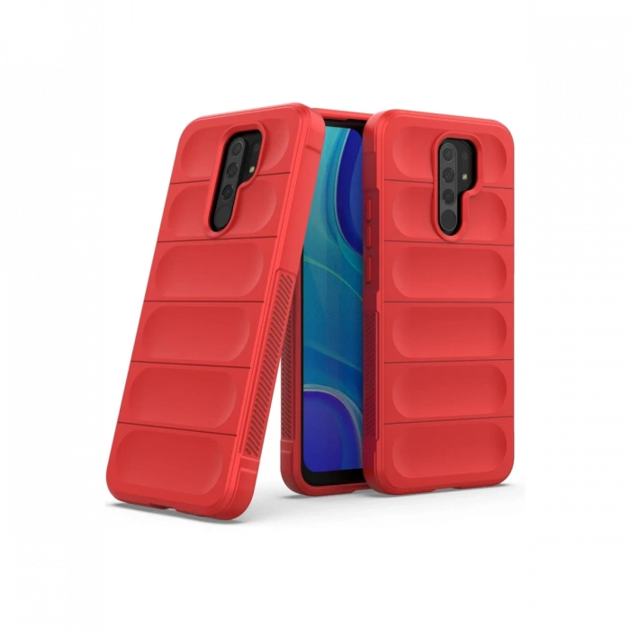 Newface Xiaomi Redmi 9 Kılıf Optimum Silikon - Kırmızı