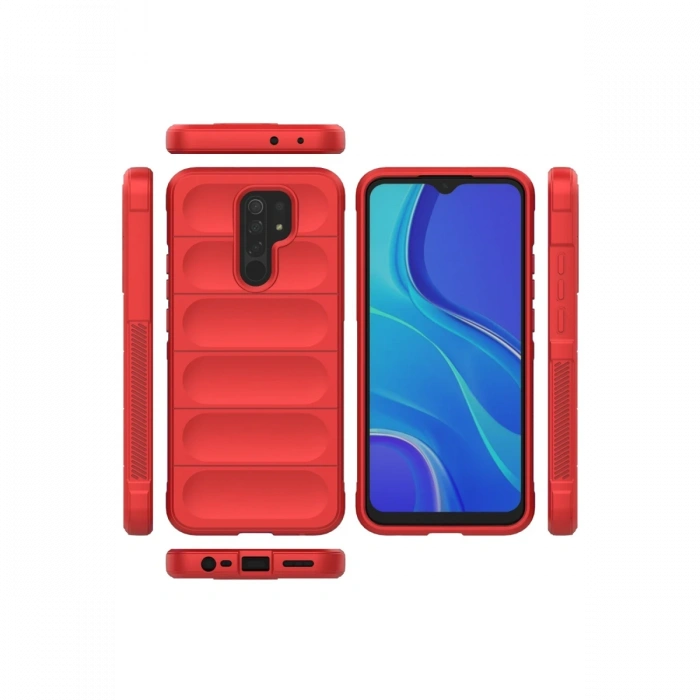 Newface Xiaomi Redmi 9 Kılıf Optimum Silikon - Kırmızı