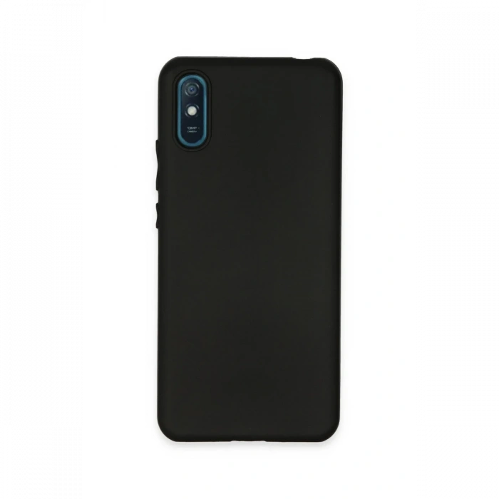 Xiaomi Redmi 9A Kılıf First Silikon - Siyah