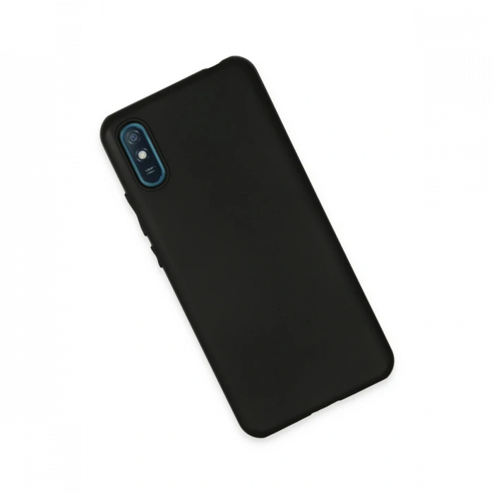 Xiaomi Redmi 9A Kılıf First Silikon - Siyah