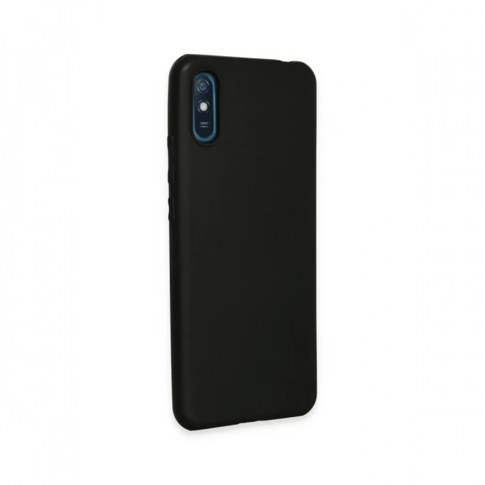 Xiaomi Redmi 9A Kılıf First Silikon - Siyah