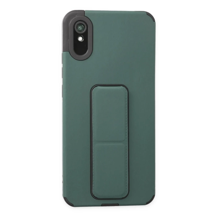 Newface Xiaomi Redmi 9A Kılıf Mega Standlı Silikon