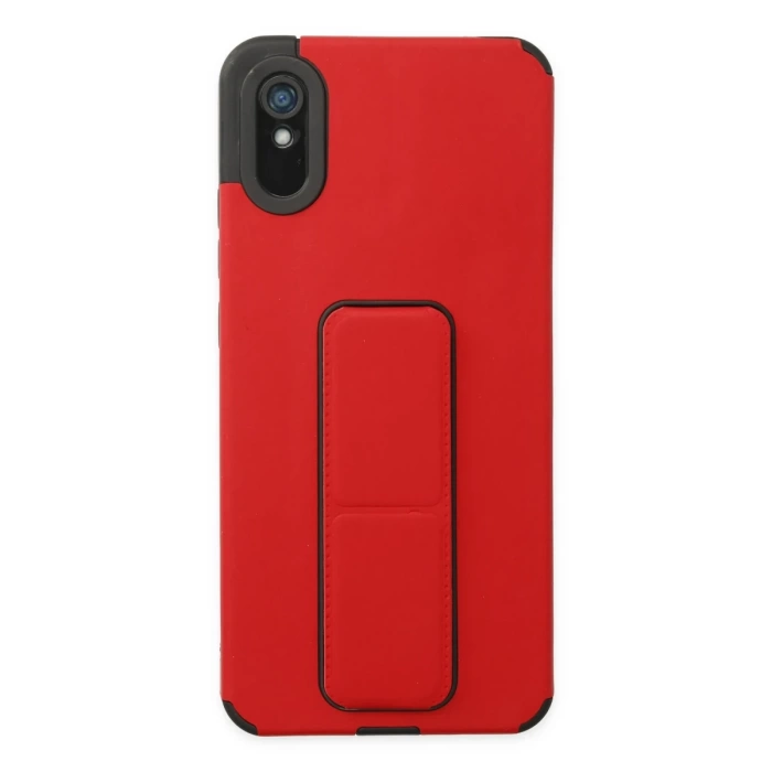Newface Xiaomi Redmi 9A Kılıf Mega Standlı Silikon