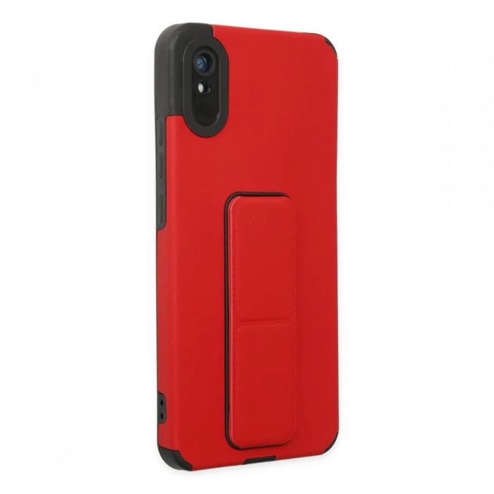 Newface Xiaomi Redmi 9A Kılıf Mega Standlı Silikon