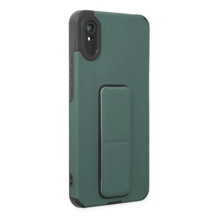 Newface Xiaomi Redmi 9A Kılıf Mega Standlı Silikon