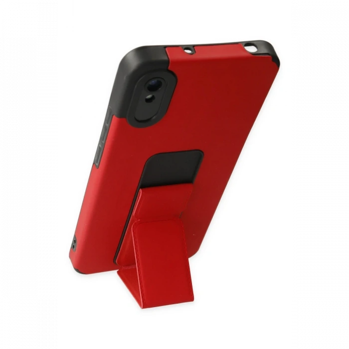 Newface Xiaomi Redmi 9A Kılıf Mega Standlı Silikon