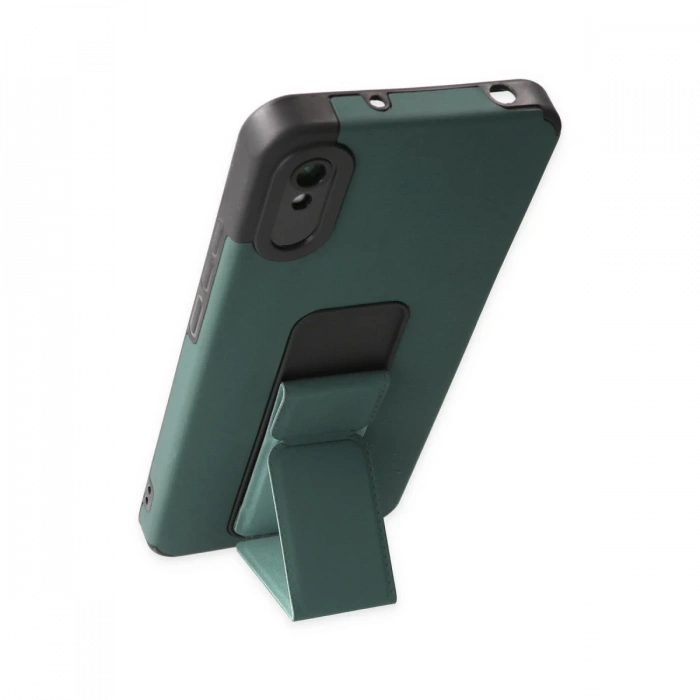 Newface Xiaomi Redmi 9A Kılıf Mega Standlı Silikon