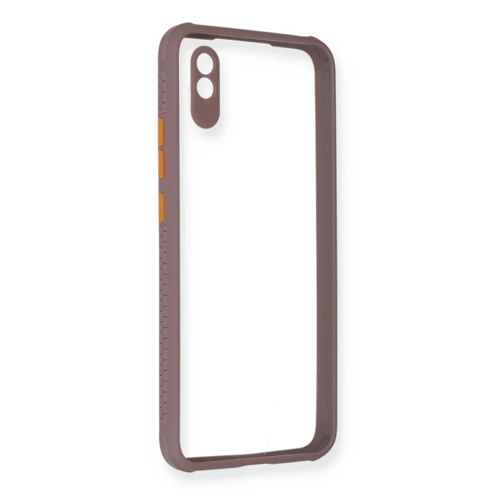 Newface Xiaomi Redmi 9A Kılıf Miami Şeffaf Silikon