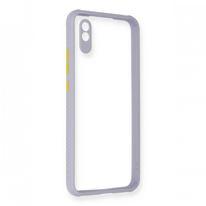 Newface Xiaomi Redmi 9A Kılıf Miami Şeffaf Silikon