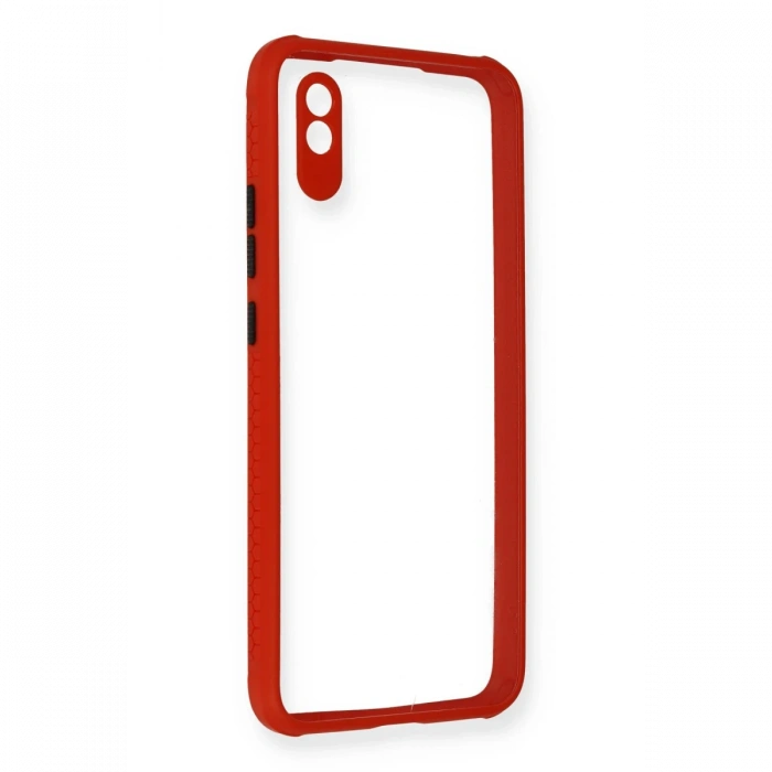 Newface Xiaomi Redmi 9A Kılıf Miami Şeffaf Silikon