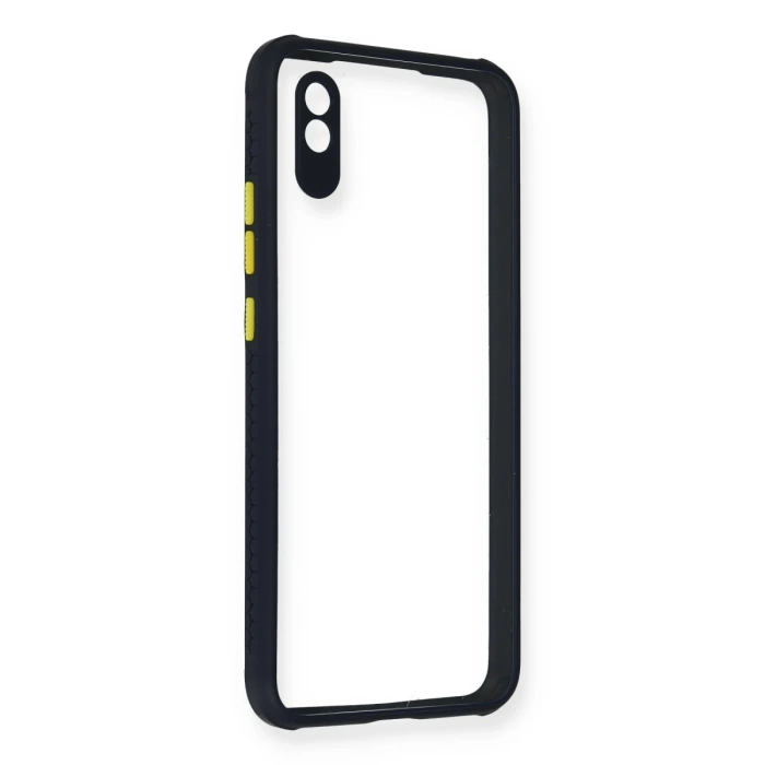 Newface Xiaomi Redmi 9A Kılıf Miami Şeffaf Silikon