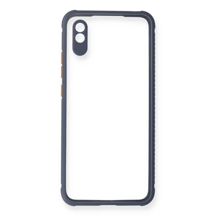 Newface Xiaomi Redmi 9A Kılıf Miami Şeffaf Silikon