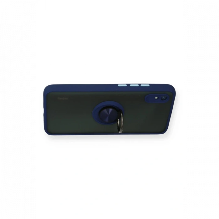 Newface Xiaomi Redmi 9A Kılıf Montreal Yüzüklü Silikon Kapak