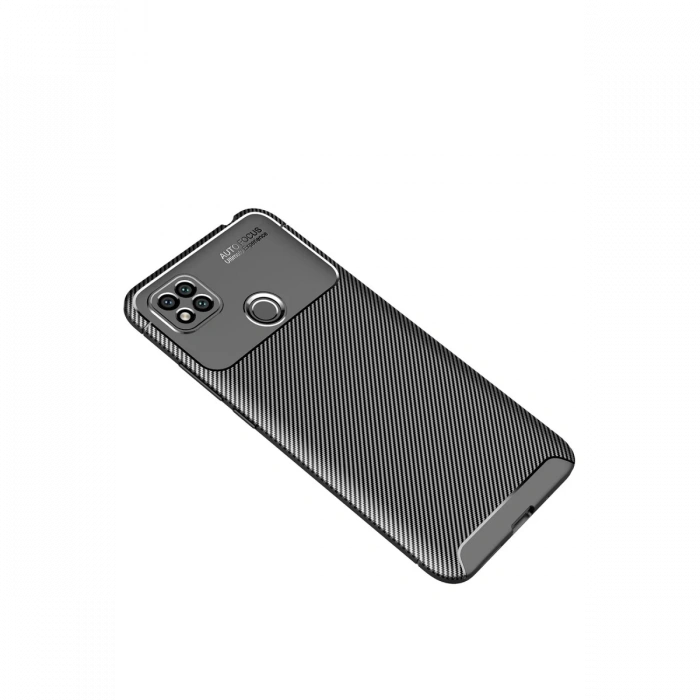 Newface Xiaomi Redmi 9C Kılıf Auto Focus Karbon Kapak - Siyah