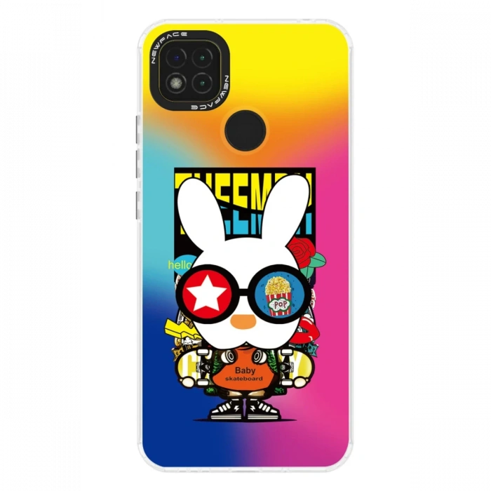 Newface Xiaomi Redmi 9C Kılıf Estoril Desenli Kapak