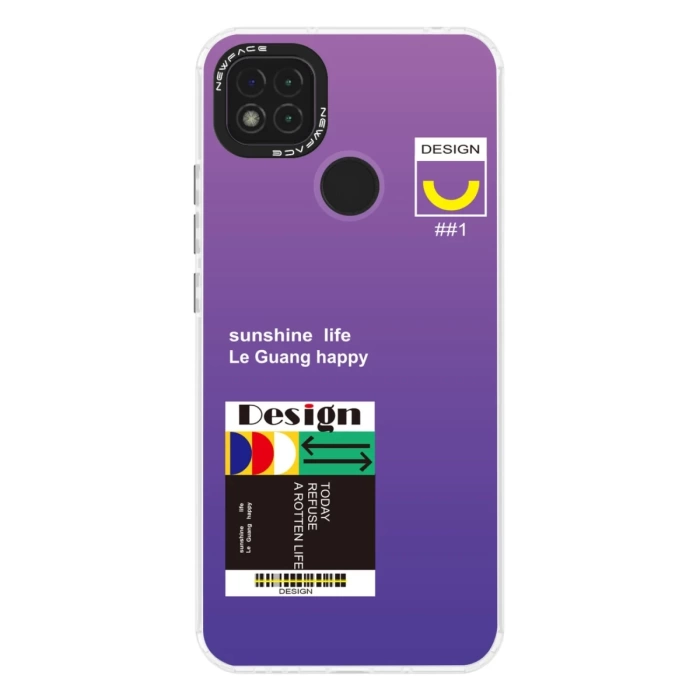 Newface Xiaomi Redmi 9C Kılıf Estoril Desenli Kapak