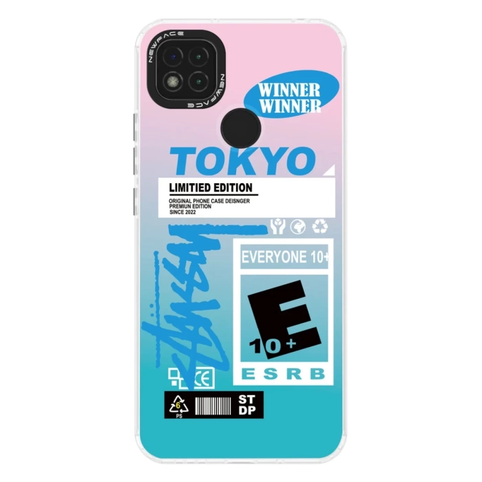 Newface Xiaomi Redmi 9C Kılıf Estoril Desenli Kapak