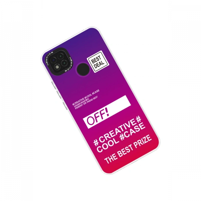 Newface Xiaomi Redmi 9C Kılıf Estoril Desenli Kapak