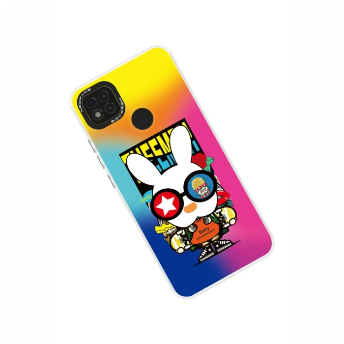 Newface Xiaomi Redmi 9C Kılıf Estoril Desenli Kapak