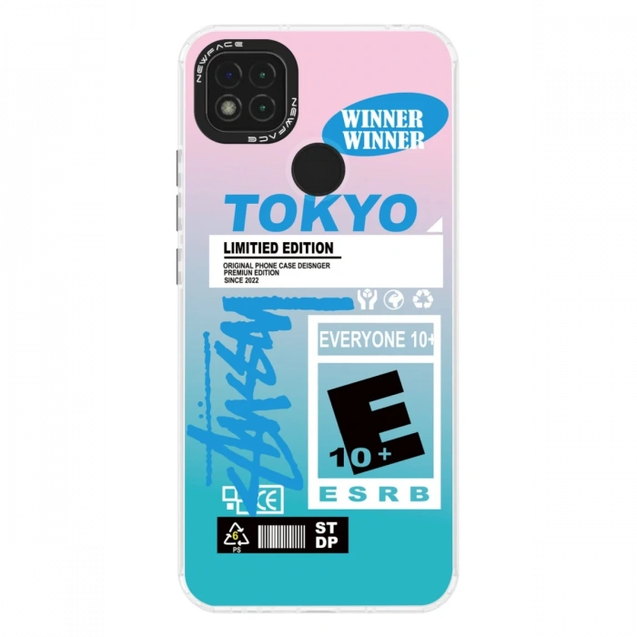 Newface Xiaomi Redmi 9C Kılıf Estoril Desenli Kapak