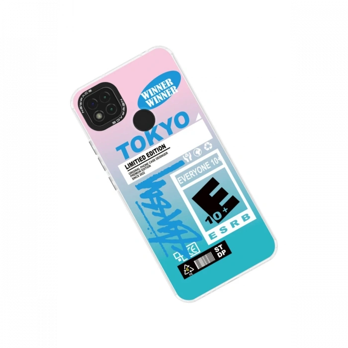 Newface Xiaomi Redmi 9C Kılıf Estoril Desenli Kapak