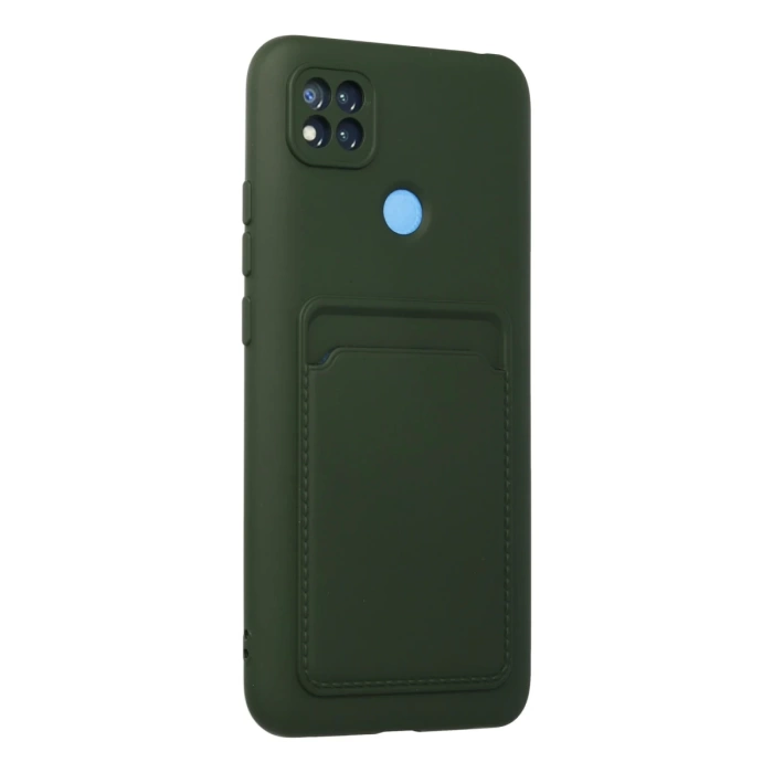 Newface Xiaomi Redmi 9C Kılıf Kelvin Kartvizitli Silikon