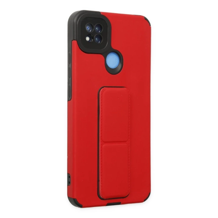 Newface Xiaomi Redmi 9C Kılıf Mega Standlı Silikon