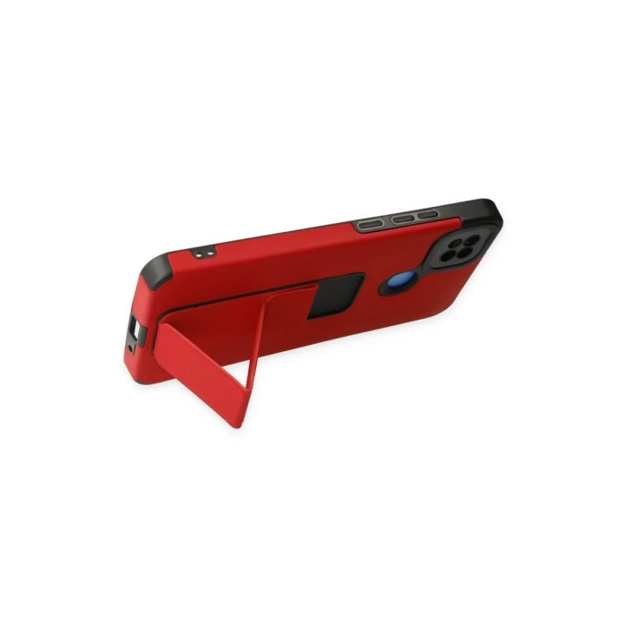 Newface Xiaomi Redmi 9C Kılıf Mega Standlı Silikon