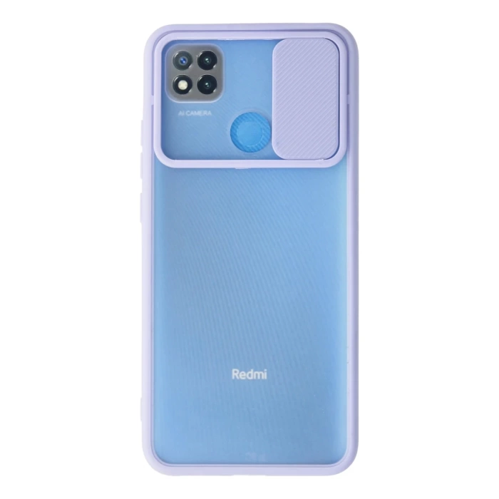 Newface Xiaomi Redmi 9C Kılıf Palm Buzlu Kamera Sürgülü Silikon