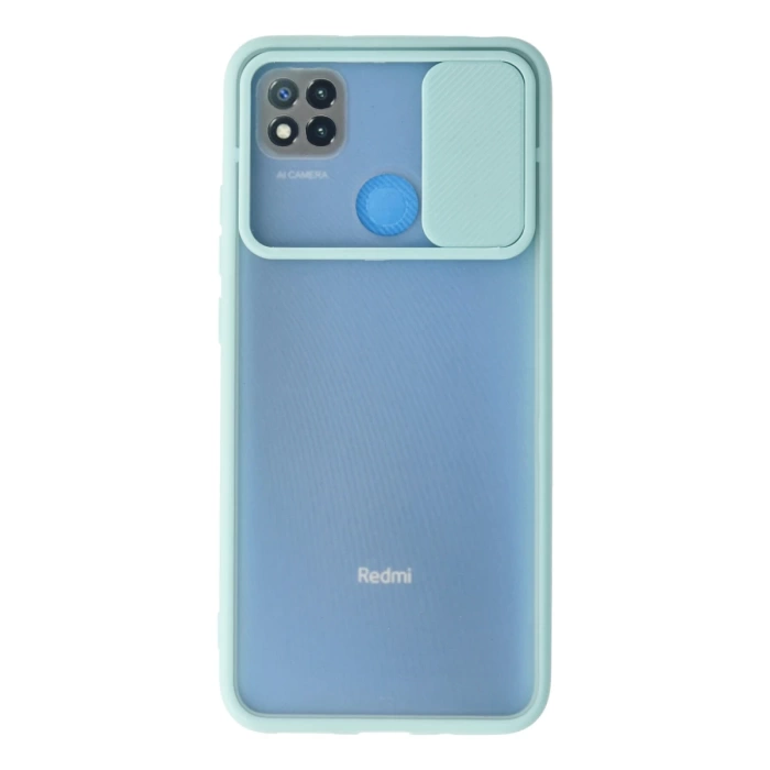 Newface Xiaomi Redmi 9C Kılıf Palm Buzlu Kamera Sürgülü Silikon