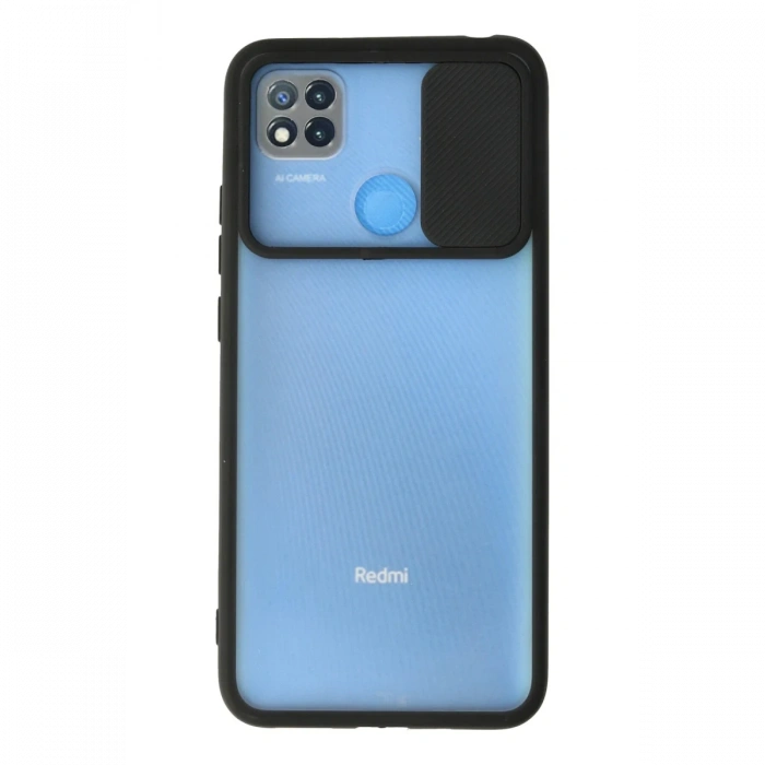 Newface Xiaomi Redmi 9C Kılıf Palm Buzlu Kamera Sürgülü Silikon