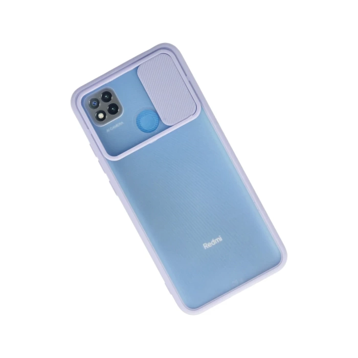 Newface Xiaomi Redmi 9C Kılıf Palm Buzlu Kamera Sürgülü Silikon