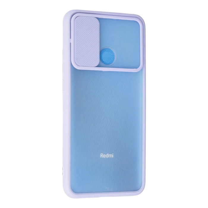 Newface Xiaomi Redmi 9C Kılıf Palm Buzlu Kamera Sürgülü Silikon