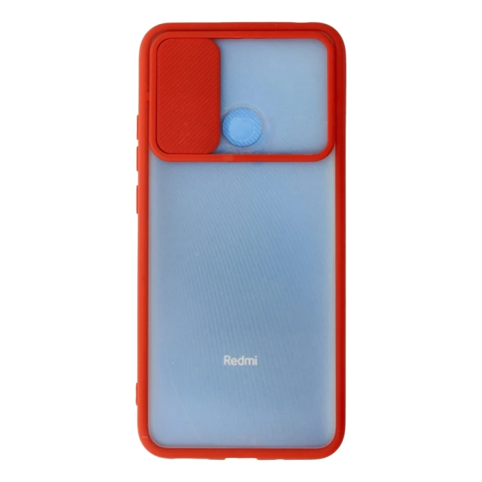 Newface Xiaomi Redmi 9C Kılıf Palm Buzlu Kamera Sürgülü Silikon