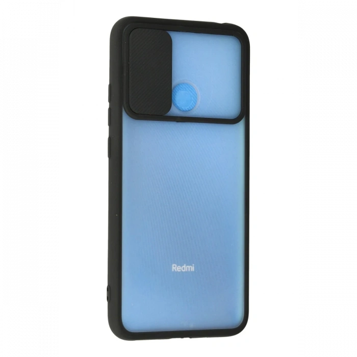 Newface Xiaomi Redmi 9C Kılıf Palm Buzlu Kamera Sürgülü Silikon