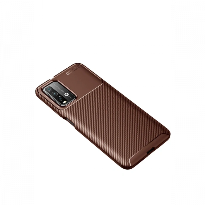 Newface Xiaomi Redmi 9T Kılıf Auto Focus Karbon Kapak