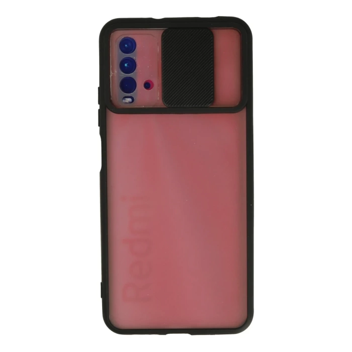 Newface Xiaomi Redmi 9T Kılıf Palm Buzlu Kamera Sürgülü Silikon
