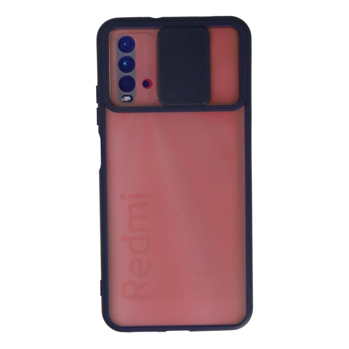 Newface Xiaomi Redmi 9T Kılıf Palm Buzlu Kamera Sürgülü Silikon