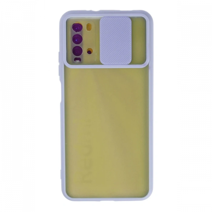 Newface Xiaomi Redmi 9T Kılıf Palm Buzlu Kamera Sürgülü Silikon