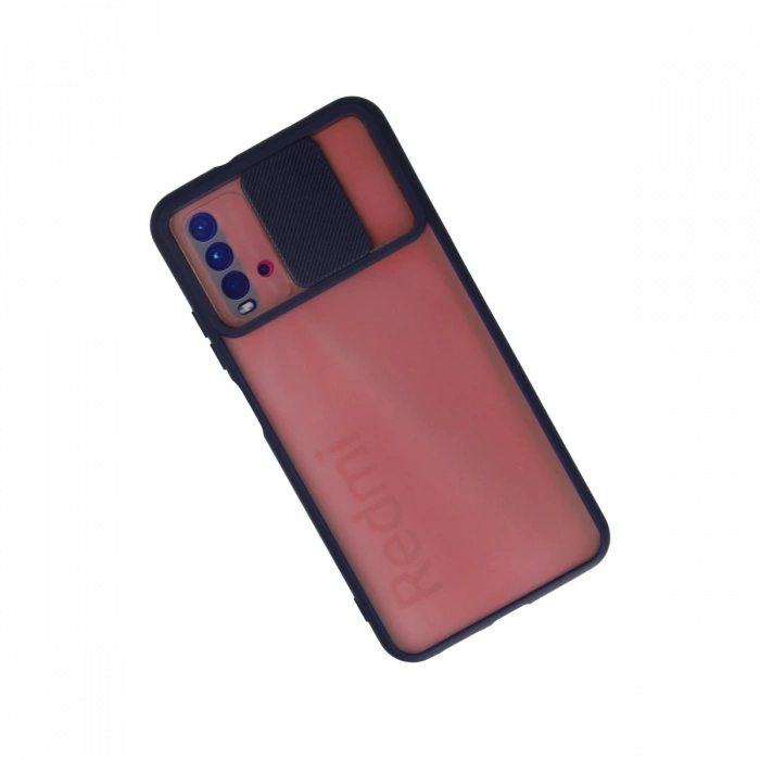 Newface Xiaomi Redmi 9T Kılıf Palm Buzlu Kamera Sürgülü Silikon