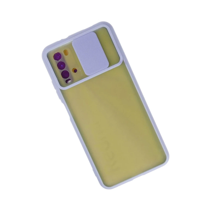 Newface Xiaomi Redmi 9T Kılıf Palm Buzlu Kamera Sürgülü Silikon