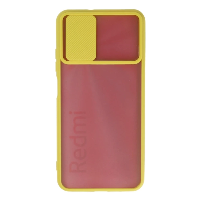 Newface Xiaomi Redmi 9T Kılıf Palm Buzlu Kamera Sürgülü Silikon