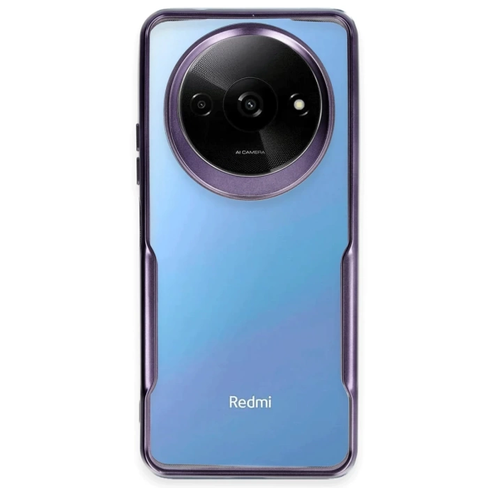 Newface Xiaomi Redmi A3 4G Kılıf Boyi Silikon Kapak - Derin Mor