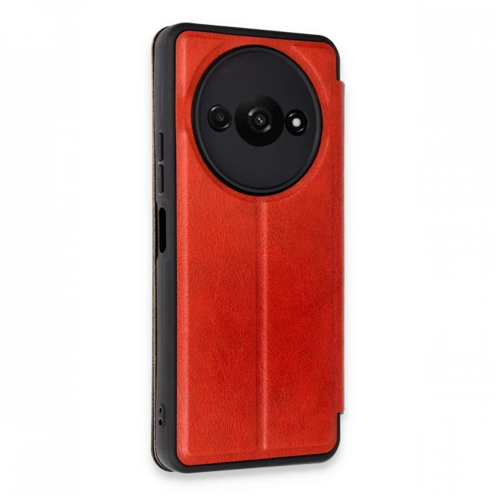 Newface Xiaomi Redmi A3 4G Kılıf Flip Cover - Kırmızı