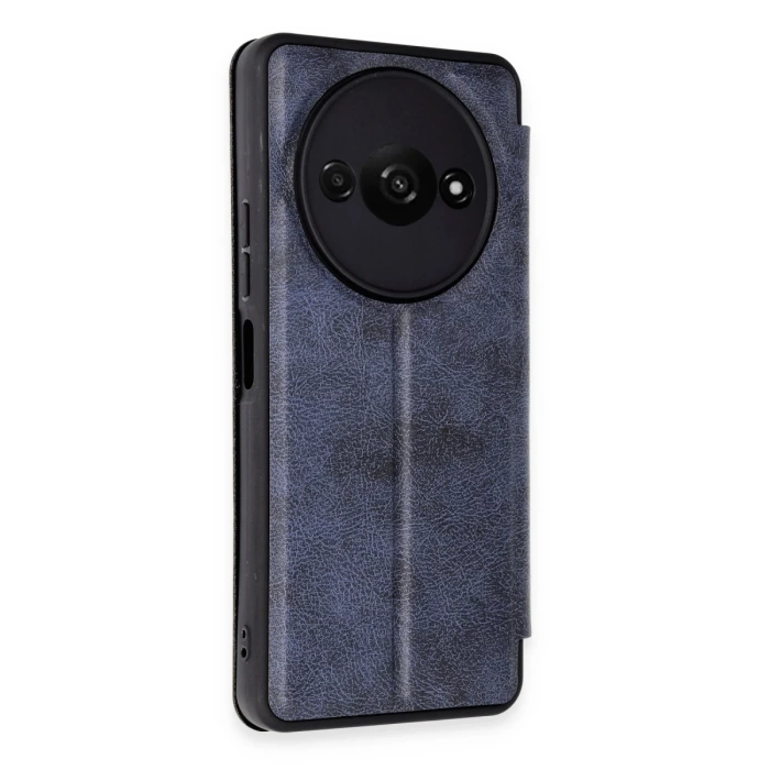 Newface Xiaomi Redmi A3 4G Kılıf Flip Cover - Lacivert