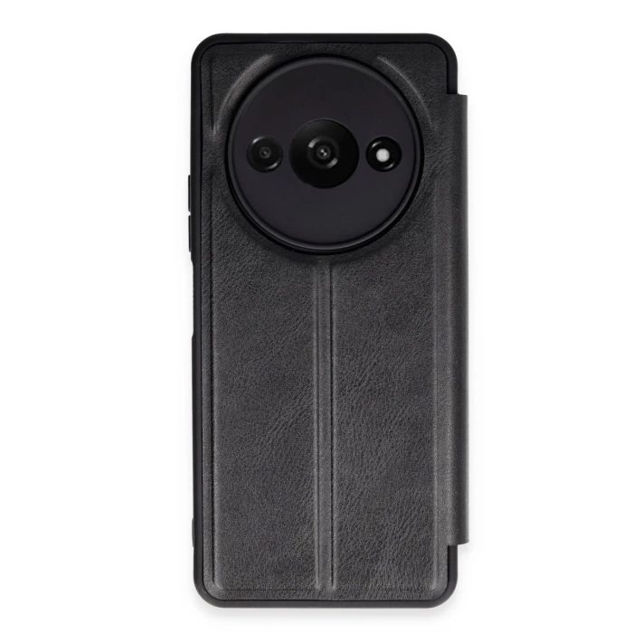 Newface Xiaomi Redmi A3 4G Kılıf Flip Cover - Siyah